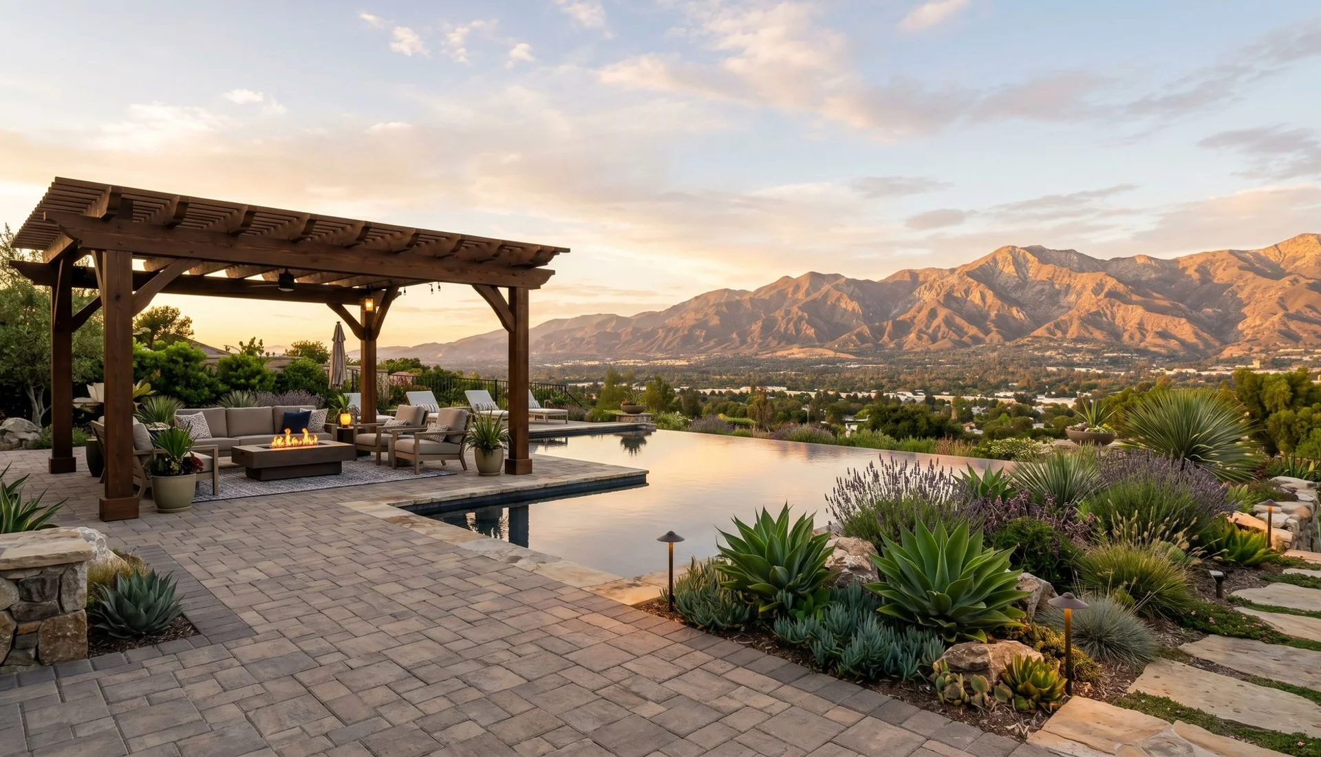 Landscape design and hardscape work in Glendale