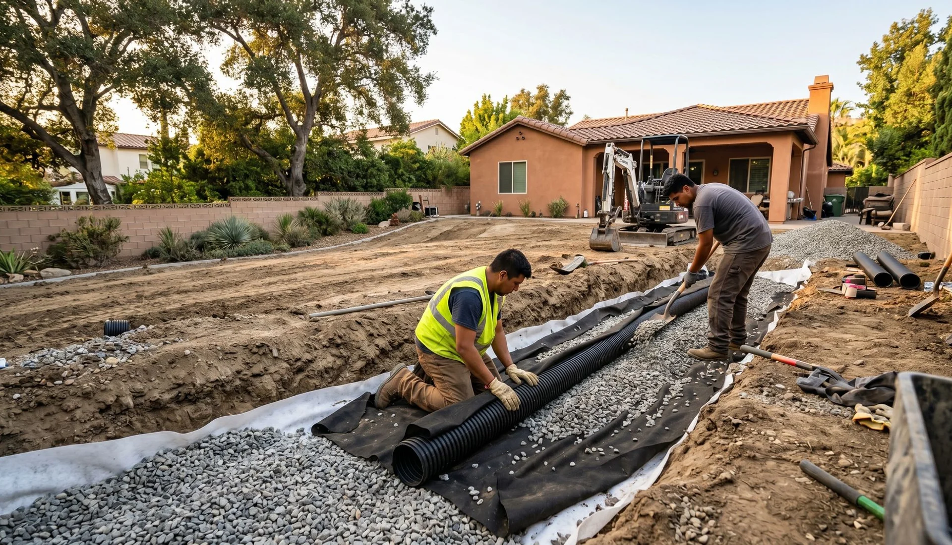 Yard Drainage Solutions services in Greater Los Angeles