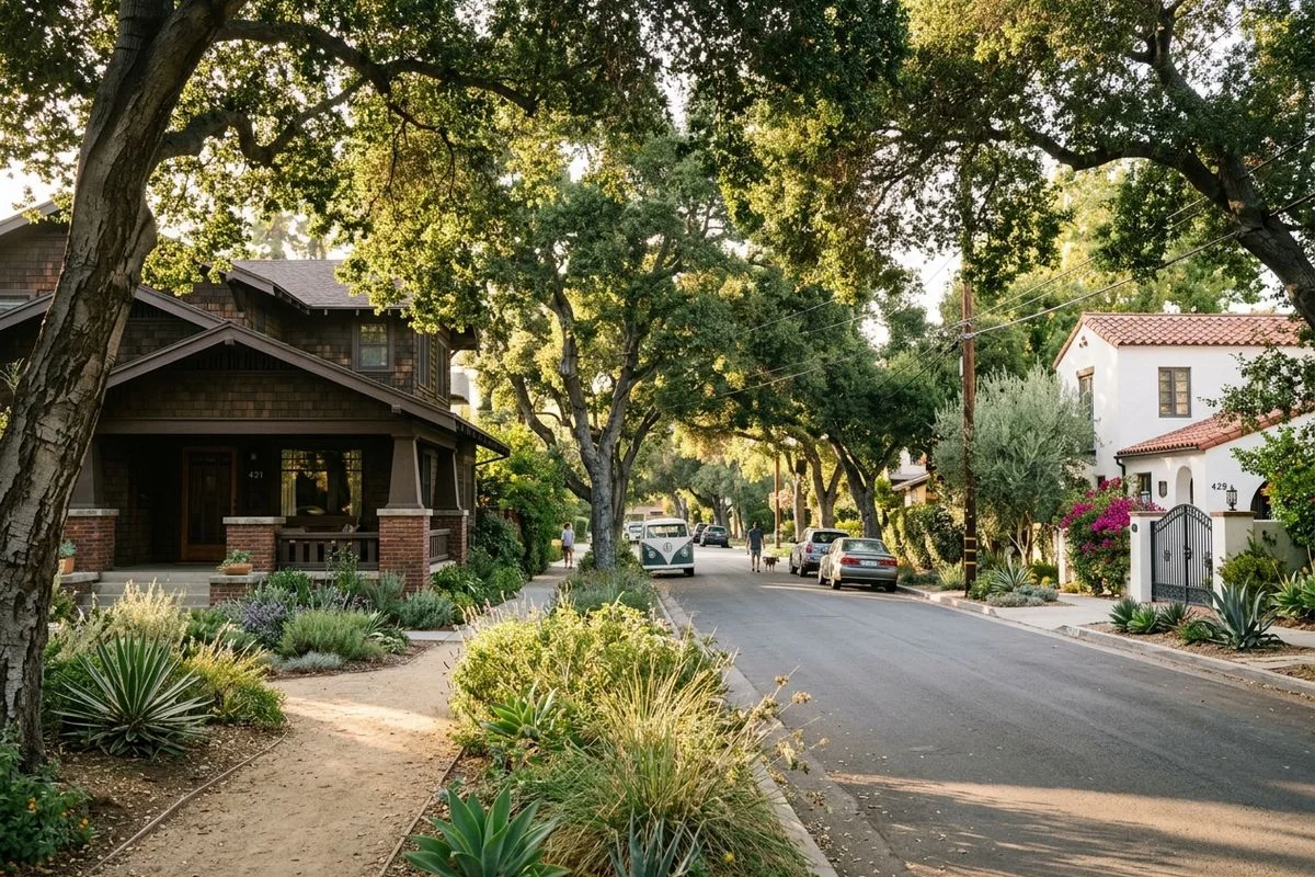 Landscape character in Glendale